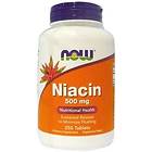 Now Foods Niacin Sustained Release 500mg 250 Tabletter