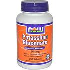 Now Foods Potassium Gluconate 99mg 250 Tablets