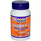 Now Foods Vitamin D-3 2000IU 240 Capsules