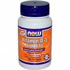 Now Foods Vitamin D-3 5000IU 240 Capsules