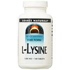 Source Naturals L-Lysine 1000mg 100 Tablets