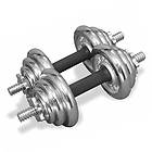 Bodypower Deluxe Rubber/Chrome Olympic Plate 2x20kg