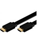 MicroConnect Gold Flat HDMI - HDMI High Speed with Ethernet 1m