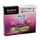 Sony BD-RE DL 50Go 2x Pack de 5 Boîtier slim Jet d'Encre