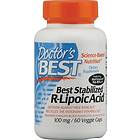 Doctor's Best Stabilized R-Lipoic Acid 100mg 60 Kapslar