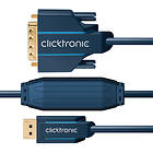 ClickTronic Casual DVI-D Dual Link - DisplayPort 1m