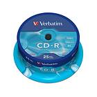 Verbatim CD-R 700MB 52x 25-pack Cakebox Extra Protection