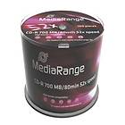 MediaRange CD-R 700MB 52x 100-pack Spindel