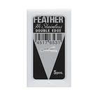 Feather Double Edge 5-pack