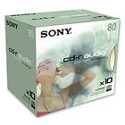 Sony CD-R 700MB 10-pack Jewelcase Audio