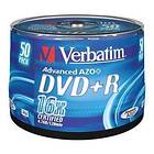 Verbatim DVD+R 4,7GB 16x 50-pakning Spindel