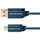 ClickTronic Casual USB A - USB Mini-B 2.0 0,5m