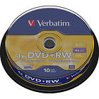 Verbatim DVD+RW 4,7GB 4x 10-pack Spindle