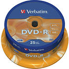 Verbatim DVD-R 4,7GB 16x 25-pack Spindle
