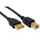Cables Direct Gold USB A - USB B 2.0 5m
