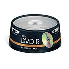 TDK DVD-R 4,7GB 16x 25-pack Spindel