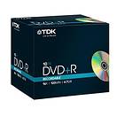 TDK DVD+R 4.7GB 16x 10-pack Jewel Case