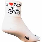 Sockguy Heart My Bike Sock
