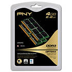 PNY Optima SO-DIMM DDR3 1066MHz 2x2GB (MN4096KD3-1066)