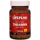 Lifeplan Thiamin Vitamin B1 100mg 90 Tablets