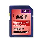 Integral UltimaPro X SDHC Class 10 UHS-I U3 95/60MB/s 32GB