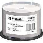 Verbatim DVD-R 4,7GB 16x 50-pack Spindel Wide Thermal Printable