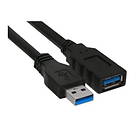 InLine USB A - USB A M-F 3.0 1m