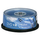 TDK DVD+R 4.7GB 16x 25-pack Cakebox