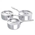 Stellar James Martin Deep Saucepan Set 3 pcs