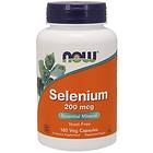 Now Foods Selenium Yeast Free 200mcg 180 Kapslar