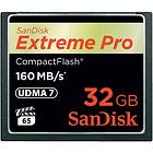 SanDisk Extreme Pro Compact Flash 160Mo/s 32Go