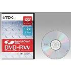TDK DVD-RW 4.7GB 2x 1-pack Amaraycase ScratchProof
