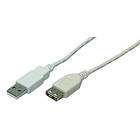 LogiLink USB A - USB A M-F 2.0 1,8m