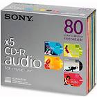 Sony CD-R 700MB 5-pack Jewelcase Colour Mix