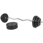 Gorilla Sports Vinyl EZ Curl Set 35kg