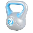 Gorilla Sports Contrast Vinyl Kettlebell 3kg