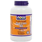 Now Foods Cod Liver Oil Double Strength 650mg 250 Kapselit