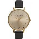 Olivia Burton Big Dial Black and Gold OB13BD06