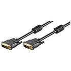 Goobay Ferrite Gold DVI-D - DVI-D Dual Link 5m