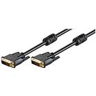 Goobay Ferrite Gold DVI-D - DVI-D Dual Link 20m