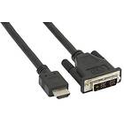 InLine HDMI - DVI-D Single Link 1m