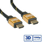 Roline Gold HDMI - HDMI High Speed 1m