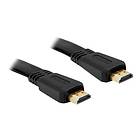 DeLock Flat HDMI - HDMI High Speed with Ethernet 2m