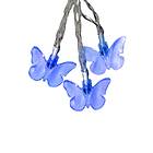 Star Trading Light Chain Acrylic Butterflies 15 LED
