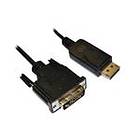 Videk DVI-D Dual Link - DisplayPort 3m
