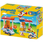 Playmobil 1.2.3 5046 Hospital with emergency aid workers and police