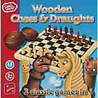 Wooden Chess and Draughts