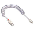 Lindy USB A - USB Micro-B (Spiral) 2.0 2m