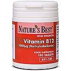 Nature's Best Vitamin B12 1000µg (Methylcobalamin) 180 Tabletter