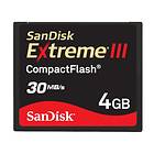 SanDisk Extreme III Compact Flash 4GB